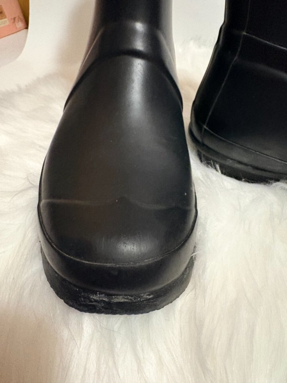 Hunter Original Tall Black Rain Boots Women's Rubber Wellington Boots Size 10 - Picture 5 of 9